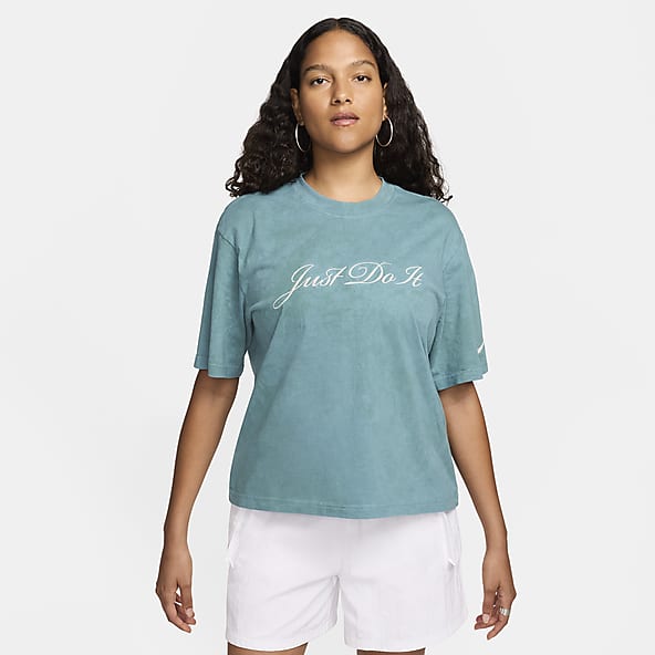 Mujer Verde Playeras y tops. Nike US